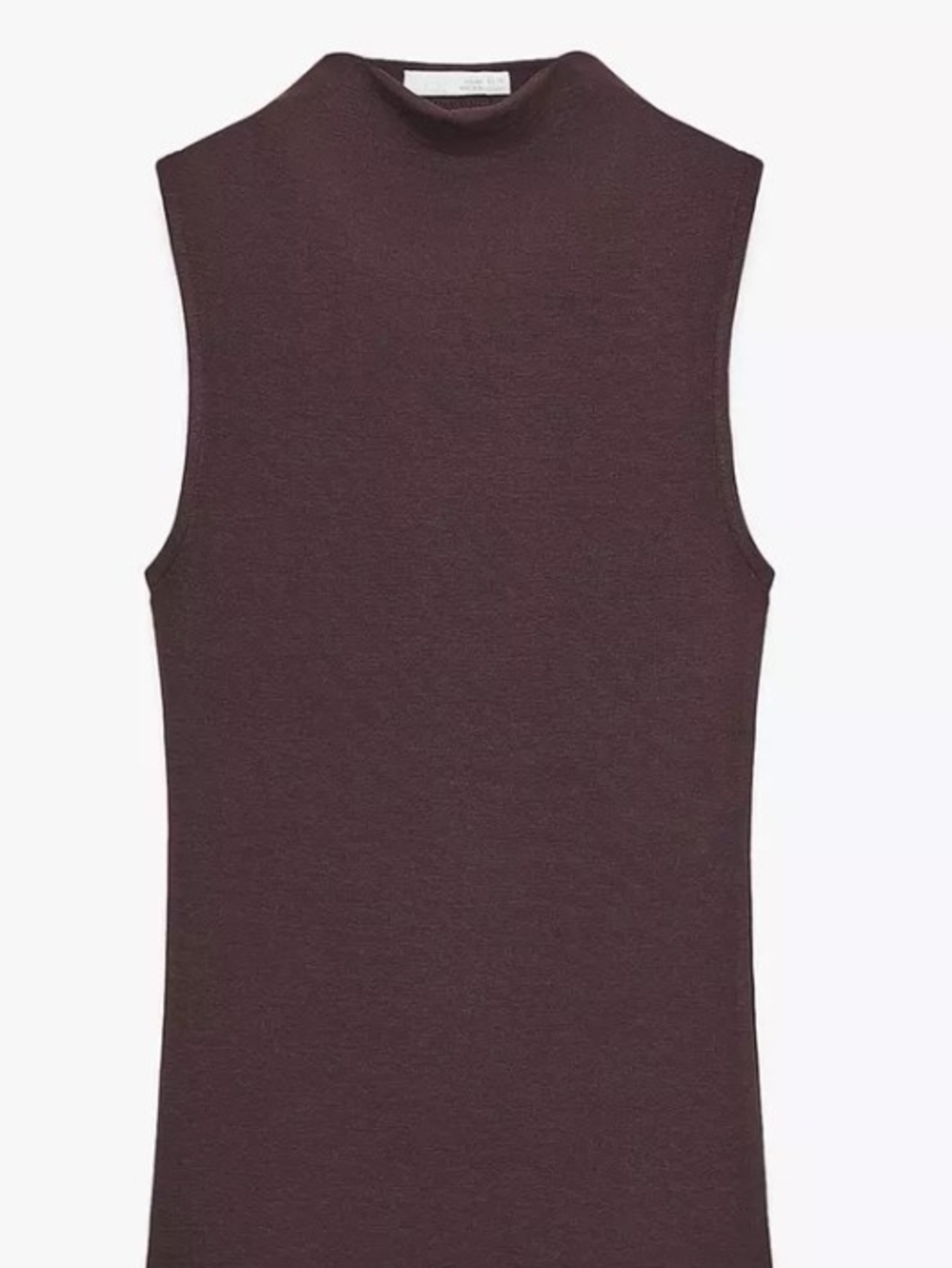 Zara Sleeveless Neck Top - Size M